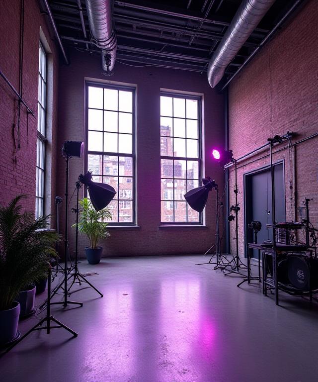 LuminaFrame Studio interior